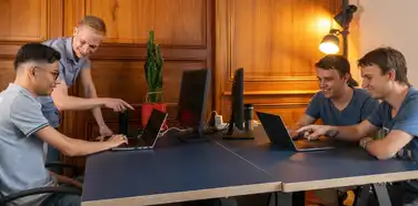 Creative business team working together at office